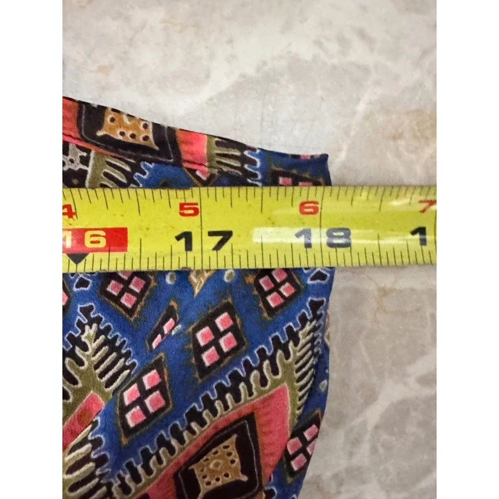 I LOVE H81 Los Angeles Womens Medium Multicolor Diamond Print Dress Sleeveless - Picture 4 of 7
